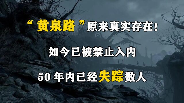 “黄泉路”原来真实存在!如今已被禁止入内,50年内已经失踪数人