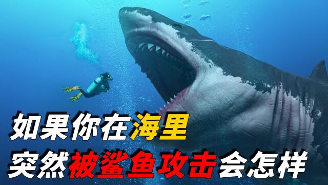 如果你在海里游泳,突然被鲨鱼攻击了怎么办?我们该怎么自救?