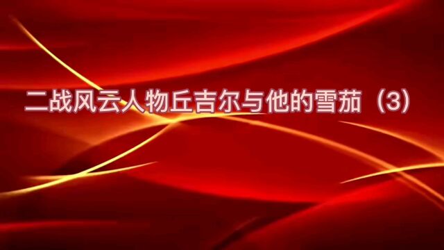 二战风云人物丘吉尔最大的嗜好