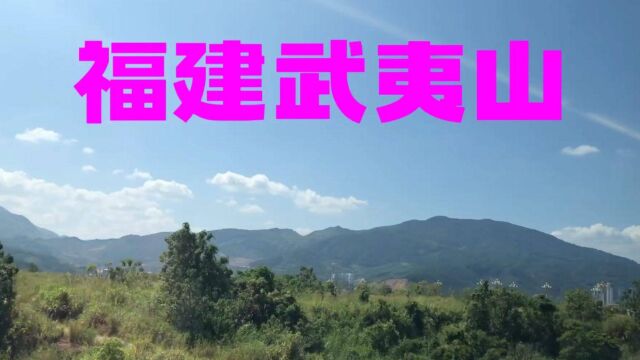 高铁随行福建武夷山(山水田园如画)