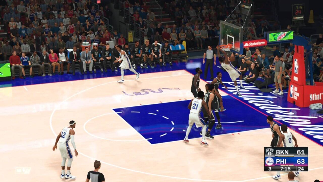 NBA2K22：篮网vs76人第3节精彩回放76人领先进入最后一节_高清1080P在线观看平台_腾讯视频