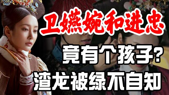 卫嬿婉和进忠竟有个孩子?渣渣龙被戴绿帽子而不自知,网友:活该