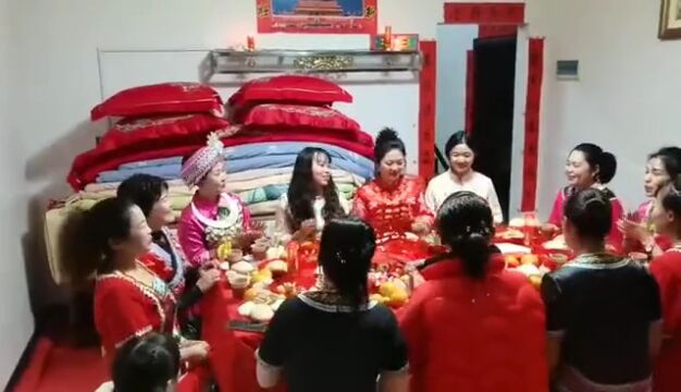 土家人的婚前单身夜,被收入非遗的土家婚礼习俗“十姊妹”