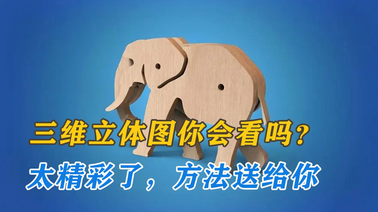 三维立体图如何看?图片竟然隐藏如此美妙的立体图,难倒不少人 _高清1080P在线观看平台_腾讯视频