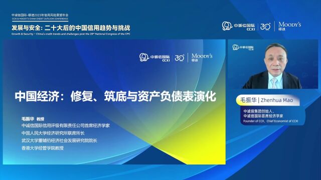 2023信用风险展望年会主旨演讲|中诚信国际首席经济学家毛振华: 警惕疫情冲击下的非金融企业与居民部门缩表风险