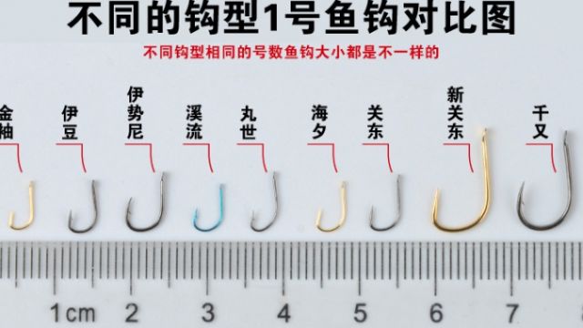 野钓如何选择鱼钩?只需牢记这4个选钩技巧,从此钓鱼不再是难事