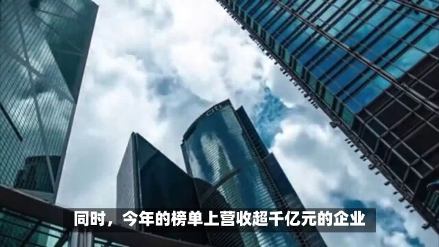 中国企业500强榜单发布,多家新兴产业企业入选,展示创新实力