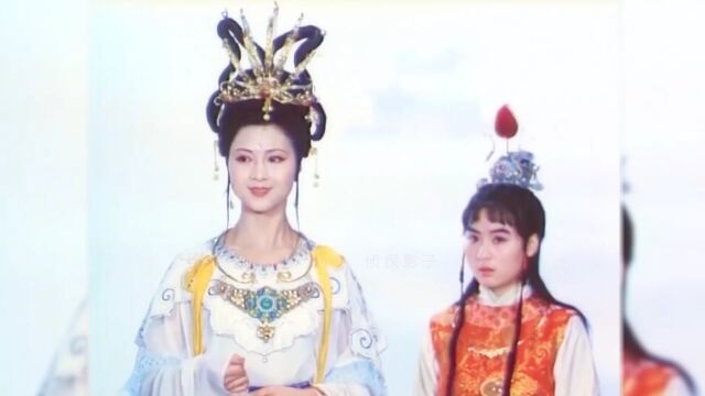 以前的仙女扮相,才能体现天庭的财力,穿锦衣华服戴凤冠太美了【马盛君】