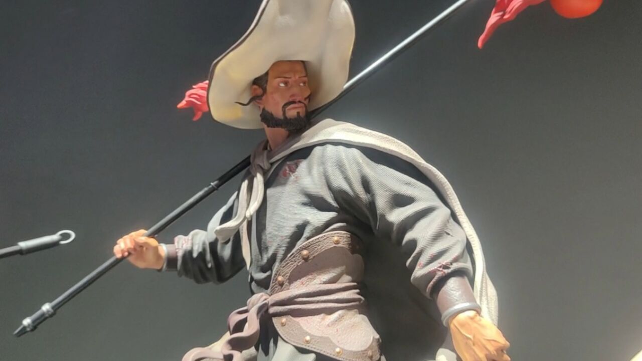 uman 水浒传 三十六天罡系列 豹子头 林冲 1/4 限量雕像