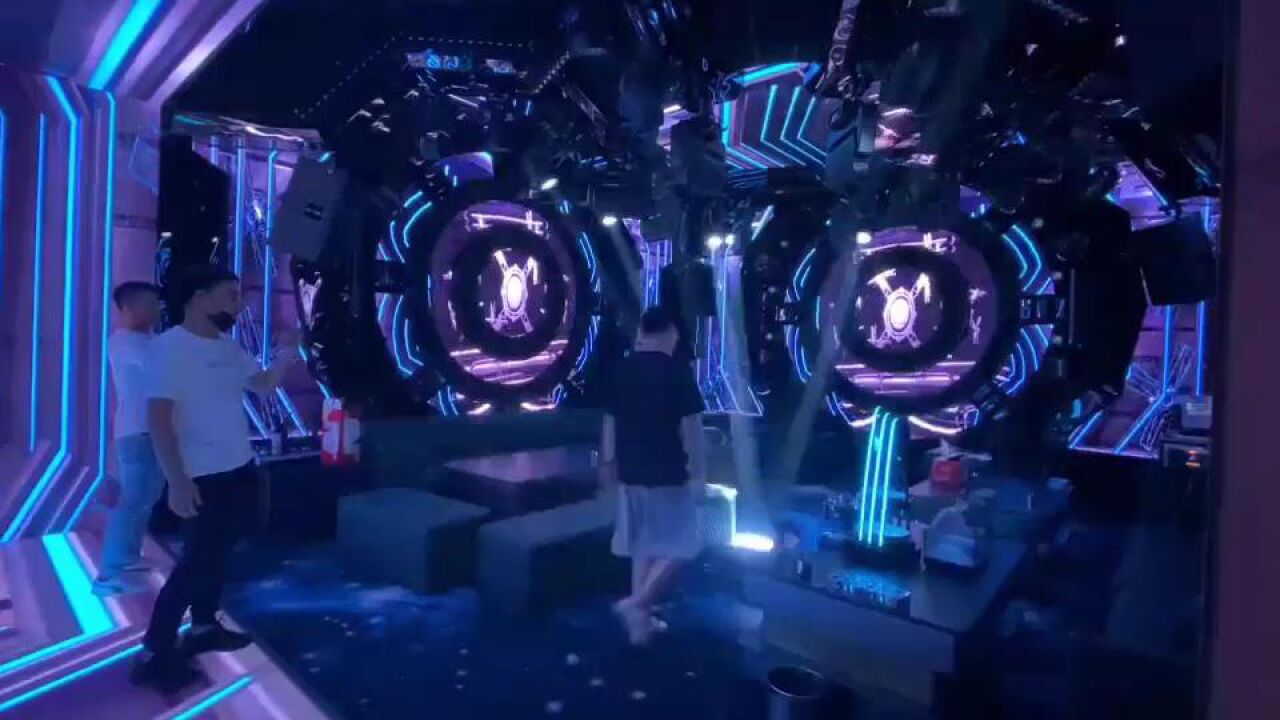 KTV包房专用中控系统，灯光，灯带，音响，灯光，一步到位_高清