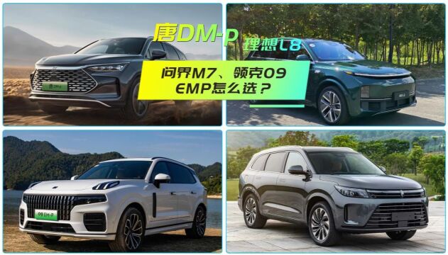 答网友:唐DMp理想L8问界M7领克09EMP怎么选?