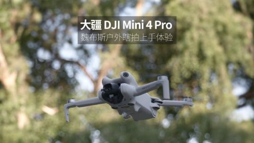 大疆 DJI Mini 4 Pro 无人机魏布斯户外瞎飞瞎拍避暑快速体验