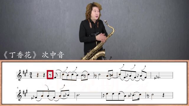 经典歌曲《丁香花》,旋律美妙动听,萨克斯五线谱教学示范!