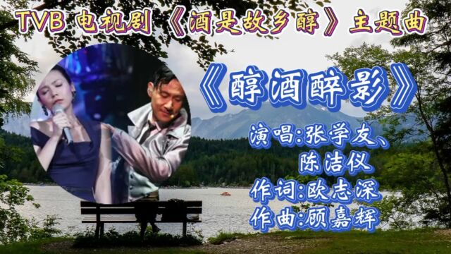 怀旧老歌TVB电视剧《酒是故乡醇》主题曲《醇酒醉影》张学友陈洁仪经典合唱,优美动听,满满回忆,百听不腻!