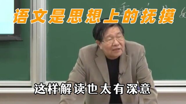 大学语文是思想上的抚摸,江上的月亮在等谁,这样解读也太有深意