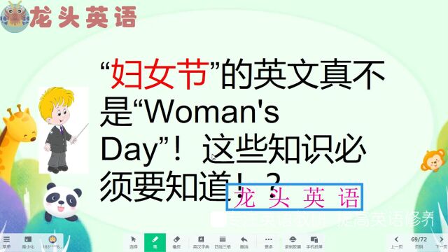 三八女神节快乐!妇女节只知道“woman's day”?