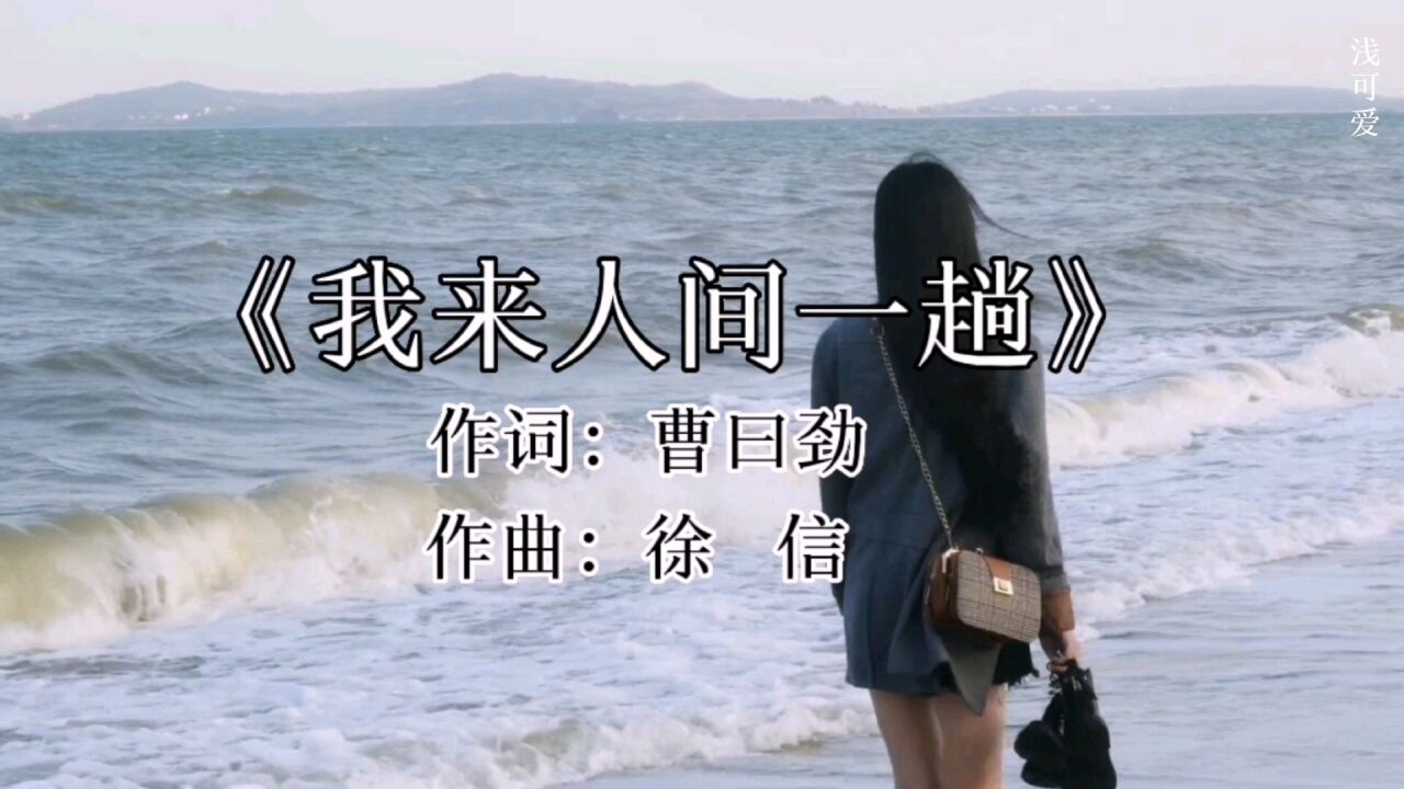 《我来人间一趟》原唱魏佳艺_高清
