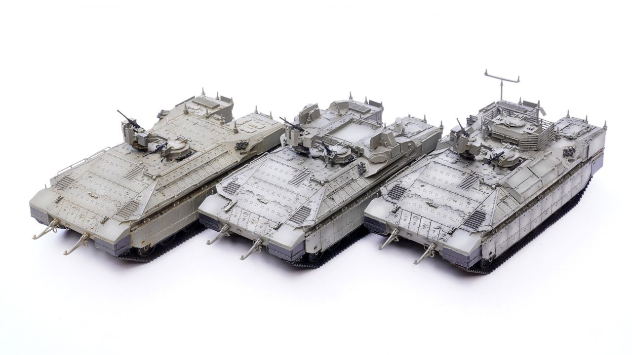 终极防护!5m 1/72以色列雌虎重型装甲车树脂成品模型开箱测评