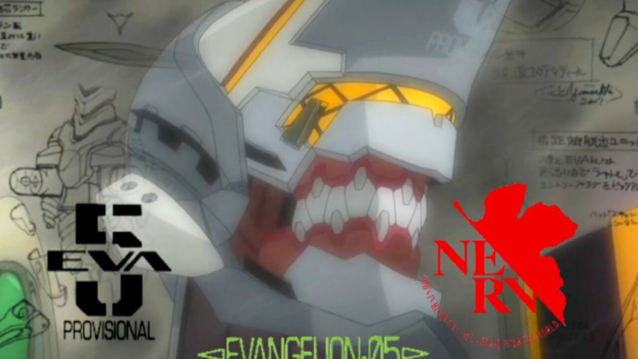 nerv欧洲分部:半成品eva五号机与被解剖后的第三使徒.
