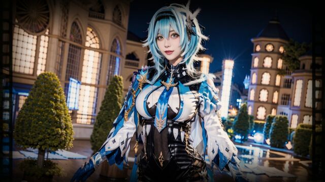 【AI Cosplay 4K】《原神》优菈ⷲ篇