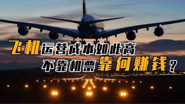 飞机运营成本如此高,为何入座率低仍起飞,不靠机票靠什么赚钱?