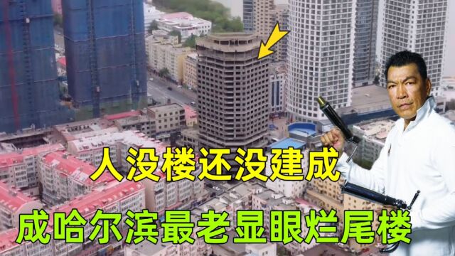 实拍香港“大傻”成奎安,花巨资在哈尔滨建的大楼,人没了楼还没建成