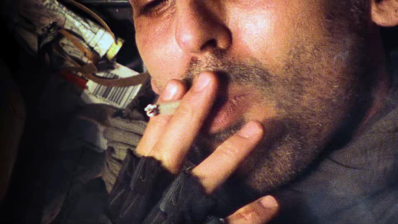 "生化危机真男人卡洛斯点烟名场面"