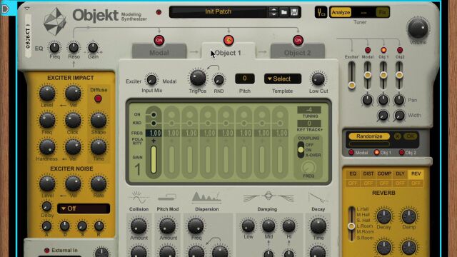 Learn Physical Modeling Synthesis with Objekt from Reason Studios