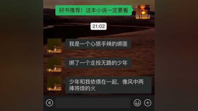 绑匪的挣扎 #小说推文 #推文助手 #女生必看 #聊天记录