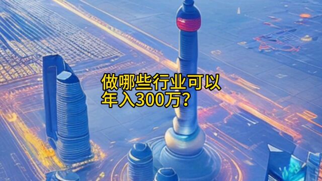 如何年入300万元?