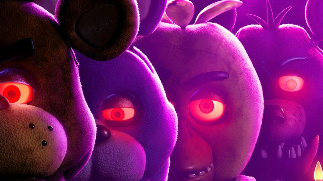 热门游戏改编!2023恐怖片《玩具熊的五夜后宫》首曝预告
