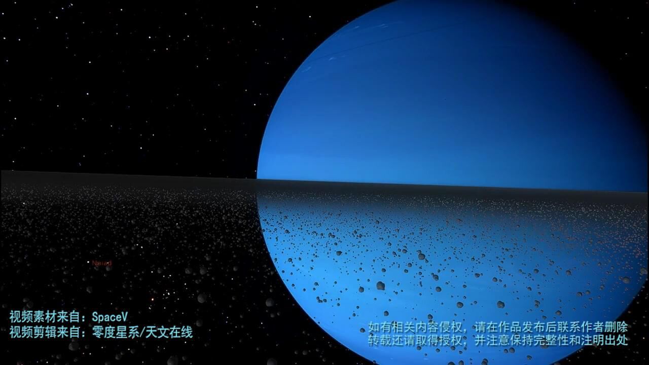 看!这是海王星,这个模拟很逼真