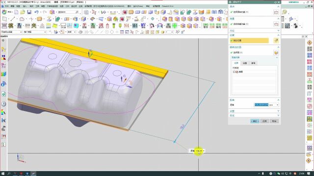 UG五金模具设计1/2连续模工艺设计支架零件工艺排样