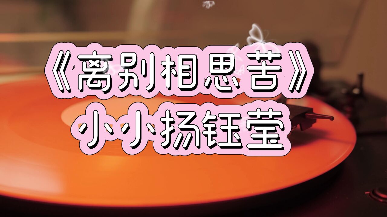 (离别相思苦)小小杨钰莹