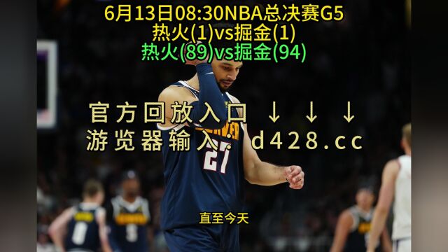 NBA总决赛G5回放热火VS掘金(全场)完整录像中文回放6