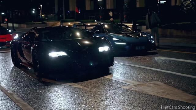 再看那晚,依旧觉得震撼! #shooting图集 #天桥狙击 #布加迪Veyron #法拉利Laferrari