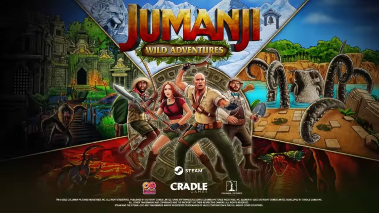 《勇敢者的游戏:荒野冒险》/jumanji: wild adventures 游戏宣传视频