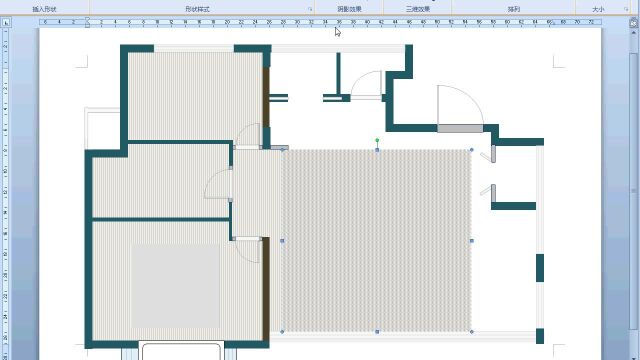 3WPSWORD图形绘制,绘制户型图之(地板)