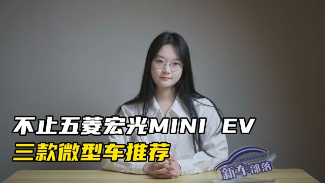 选车报告|不止五菱宏光MINI EV,三款微型车推荐