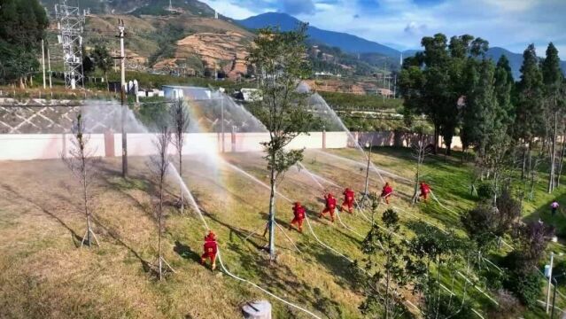 凉山森林消防支队将总书记训词精神铭刻于心