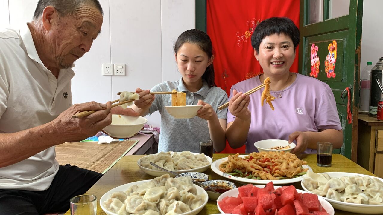 头伏吃饺子图片大全图片