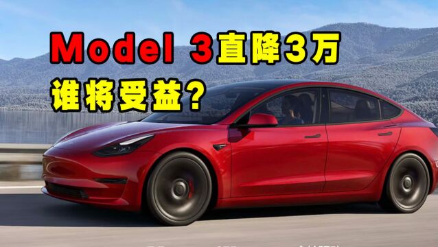 Model 3直降3万,单车利润7万6,卖得越多赚得越狠