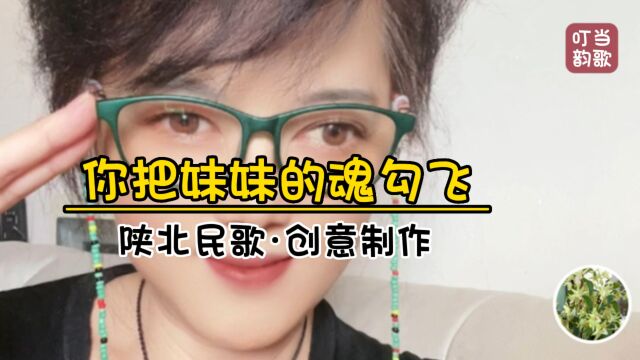 陕北民歌《你把妹妹的魂勾飞》视频创意制作