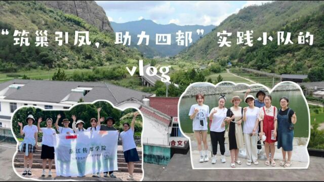 “筑巢引凤,助力四都”仙居四都村文旅发展调研团队的实践vlog来啦!