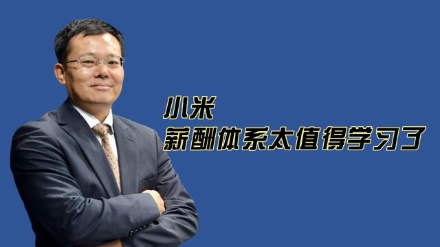 邱清荣:雷军真有智慧,小米公司的薪酬体系太值得学习了!