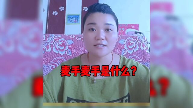 麦手麦手到底是什么?麦手到底是什么?