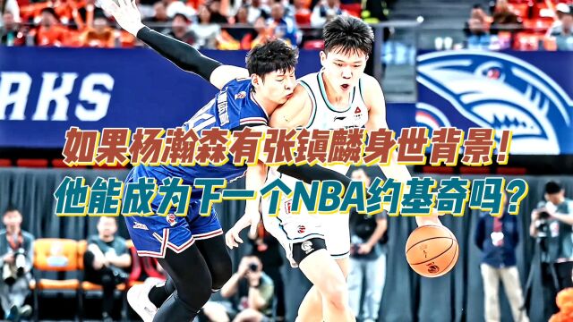 如果杨瀚森有张镇麟身世背景,他能进入NBA成为下一个约基奇吗?