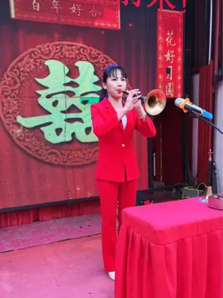唢呐 #红尘情歌 唢呐吹情歌真好听!#演出现场视频