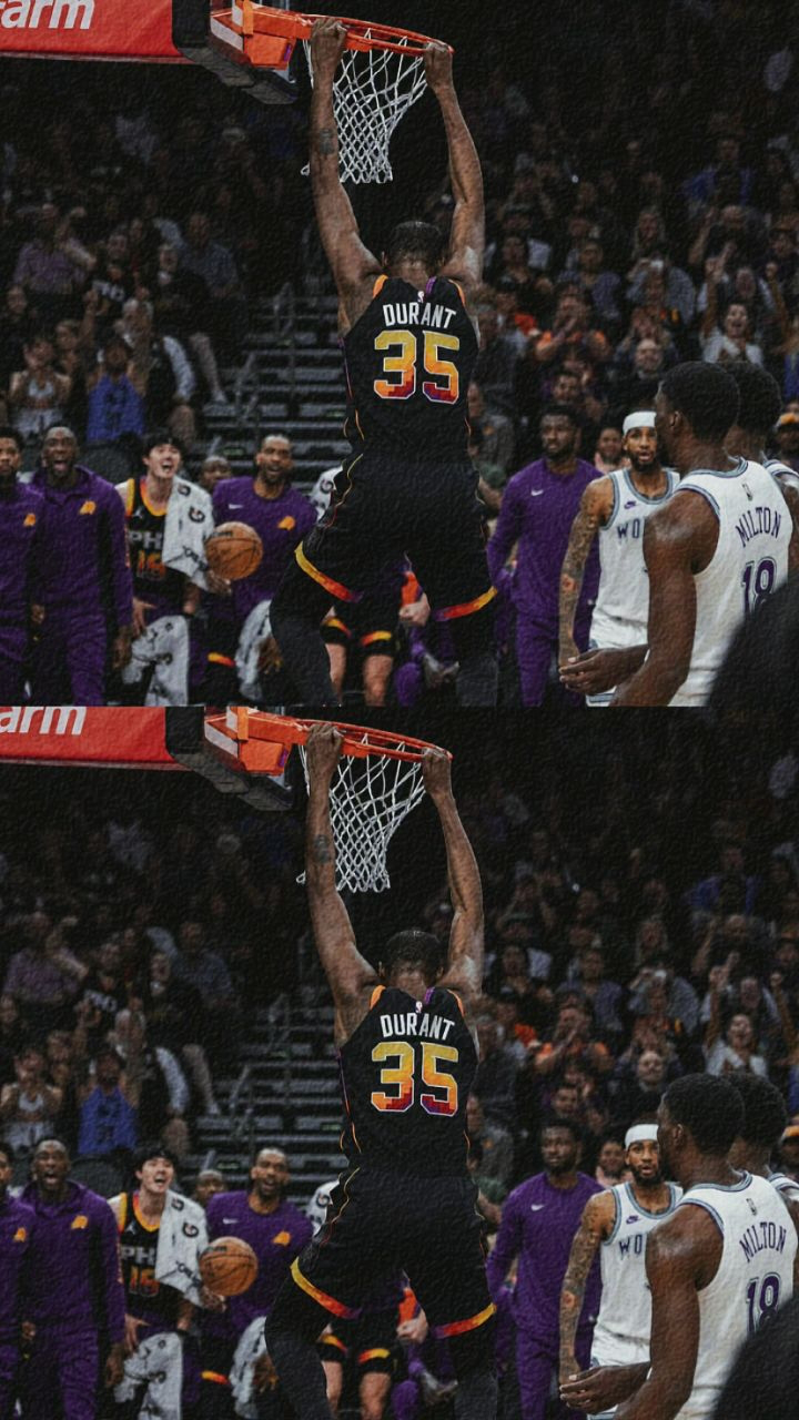 赢球开心那就给大家表演个扣篮吧～#杜兰特 #篮球 #用篮球表达心情 #