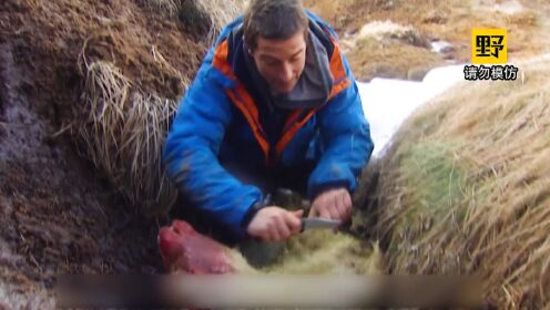 贝爷前往冰岛冒险，不仅泡上了天然温泉，还吃上了涮羊肉！